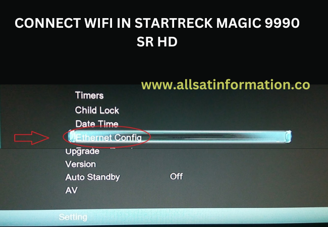 CONNECT WIFI IN STARTRECK MAGIC 9990 SR HD